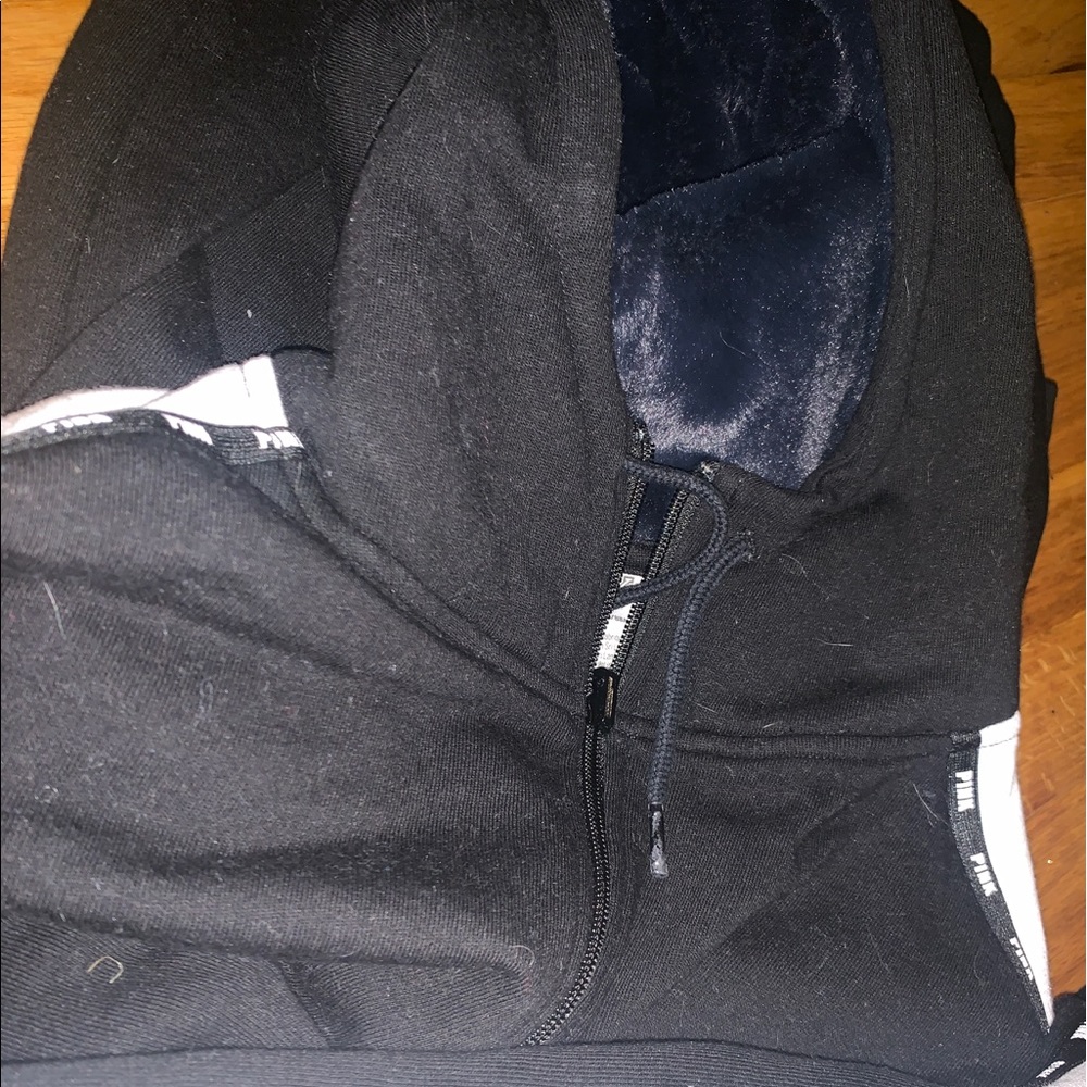 Pink zip up hoodie